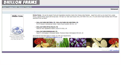 Desktop Screenshot of dhillonfarms.net
