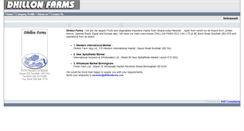 Desktop Screenshot of dhillonfarms.com